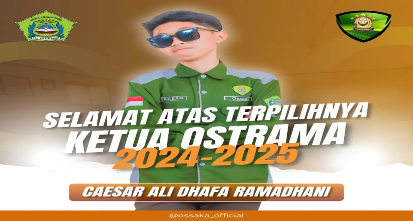 Hasil Pemilihan Ketua Ostrama MTs Sultan Agung Kalipare 2024/2025